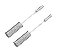 DOITOOL 2 pezzi Colino da Tè in Acciaio Resistente Infusore Creativo con Maglia Ultra-fine Filtro Riutilizzabile per Foglie di Tè e Tisane Design Semplice e Moderno per Casa