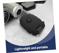 DOITOOL 2 pezzi Combinazione Cavo Retrattile per Bagagli da Design Portatile e Cavo Acciaio Resistente Alle Sicurezza per Casco e Oggetti Nero