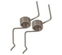 DOITOOL 2 pezzi di ricambio per porta divisoria del frigorifero, molla in acciaio inossidabile 1,3-10,6-5, molla per porta a battente per accessori elettronici per frigorifero