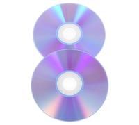 DOITOOL 2 Pezzi Dischi Cd-r Vuoti per Musica Alta Capacità e Materiale Plastico Robusto, Prestazioni di Registrazione Professionali per Backup Telefonici Aziendali e Uso Domestico
