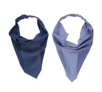 DOITOOL 2 Pezzi Fascia per Chioma Triangolare, Head Scarf Vintage, Leggera e Morbida, da Donna, Elegante alla Moda, per Uso Quotidiano