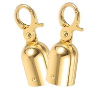 DOITOOL 2 Pezzi Fermaporta fine corda gancio s tappo del cavo della estremità della corda di metallo con gancio rosso limitatore balaustra recinzione