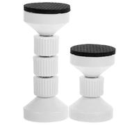 DOITOOL 2 pezzi Fermatestiera Regolabile con Cuscinetto EVA Antishock per Telaio Letto Stabiliscono Supporto per Testata e Muro Accessorio Camera per Letti Piazza Mezza e Divani