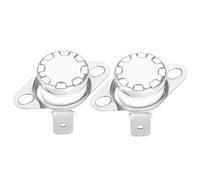 DOITOOL 2 Pezzi Interruttore di Temperatura Ksd301 160°c Termostato Bimetallico Custodia e Ceramica, Prestazioni Stabili e Lunga Durata per Controllo Termico Industriale