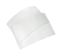 DOITOOL 2 Pezzi Lenti Protettive in Vetro per Cappuccio da Sabbiatura Ampia Copertura e Alta Trasparenza per Ambienti Industriali e Lavori di Spolveratura