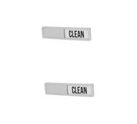 DOITOOL 2 Pezzi Magnete Indicatore Pulito Sporco per Lavastoviglie Zinco per Organizzazione Cucina Adatto Frigoriferi e Elettrodomestici