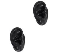 DOITOOL 2 Pezzi Modello Orecchio Silicone Finto Realistico per Pratica Piercing e Display Gioielli Dimensioni Compatte Materiale Sicuro e Durevole per Centri Acustici Cliniche e Negozi