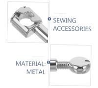 DOITOOL 2 Pezzi Morsetti per Aghi da Cucito in Metallo Resistente Compatibili con Macchine da Cucire Domestiche Clip Leggere e Sicure per Cucitrice Tessuti e Ricamatrice per Professionale