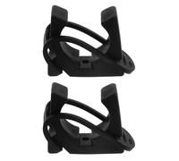 DOITOOL 2 Pezzi Morsetto Fisso per Asta da Kayak Base Multi Foro, Nero | Compatibilità per Asta e Palo, Gomma Rotonda, Installazione Rapida, Stabilità al Vento