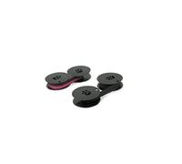 DOITOOL 2 Pezzi Nastro per Macchina Nastro in Nylon ad Resistenza Nero e per Stampanti Meccaniche e Calcolatrici e Scrittura