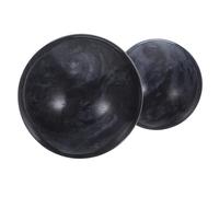 DOITOOL 2 Pezzi Palla di Jade per Esercizi Manuali e Massaggio Rinforzante, Nero, Stimola la Circolazione, per Mani e Corpo Durante la Visione della Tv Colore Casuale