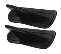 DOITOOL 2 Pezzi Pinne a Forma per Tavola da Surf e SUP, Timone Rimovibile in PVC Nero, Aumenta la Direzionalità, Accessorio per Tavole Gonfiabili