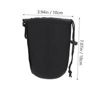 DOITOOL 2 pezzi Porta Formato Custodia Termica Imbottita in Neoprene Antiurto con Moschettone Protezione Resistente Polvere e Urti per Fotocamere Viaggio