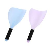 DOITOOL 2 Pezzi Protezione Viso in Plastica Blu per Taglio Chioma, Schermo Anti Polvere e Acqua, Strumento Essenziale per Salone e Uso Domestico Colore Casuale