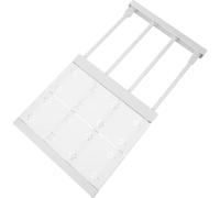 DOITOOL 2 Pezzi Ripiano Divisorio per Armadio Estensibile 30-40cm in | Acciaio al Carbonio, Bianco, per Guardaroba e Closet, Design Regolabile