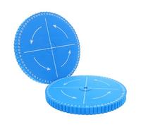 DOITOOL 2 Pezzi Round Kumihimo Braiding Wheel for DIY Bracelet Making Compatible with Threads Cords Yarns Beginner-Friendly Craft Tool