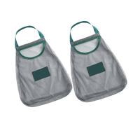 DOITOOL 2 Pezzi Sacchetti a Rete per Verdure e Frutta Design Sospeso in Poliestere Traspirante Sacchetto a Rete per Aglio e Radice Aromatica Borsa per Conservazione Ventilata e