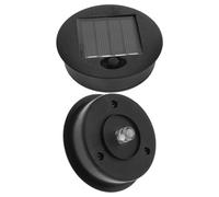 DOITOOL 2 Pezzi Scatola Batteria per Luce Solare Gancio, 2v 120ma, Nera | Parte di Ricambio per Lanterna Sospesa, LED Caldo, Resistente al Vento, per Giardino e Vialetti