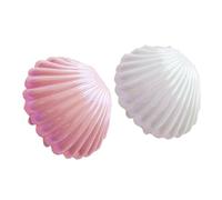 DOITOOL 2 Pezzi Scatole Porta Dolci a Forma di Conchiglia Simulata in Plastica per Decorazione e Ornamento da Tavolo, per Fotografia e Ufficio
