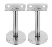 DOITOOL 2 Pezzi Staffa di Montaggio per Corrimano in Acciaio Inox Design da Parete, Forma Tonda, per Scale e Corrimano Tubolari, Installazione Facile e Sicurezza Migliorata in Casa e