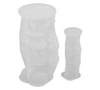 DOITOOL 2 Pezzi Stampi Resistenti e Versatili Design Dettagliato per Candele Natalizie in Silicone Re e Soldato per Cera e Gesso, per Creazioni Artigianali di Natale