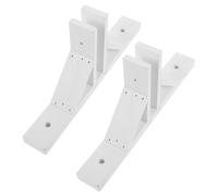 DOITOOL 2 Pezzi Supporti per Base Recinzione da Giardino in Plastica Resistente Piedi Stabili per Recinzioni Esterne e Staccionate Facili da Montare per Fissaggio Solido di Recinzioni da
