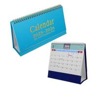 DOITOOL 2 Pezzi Tavolo con Rilegatura Spirale Scrivania Flip Stand Compatto per Ufficio Scuola e Casa Carta Spessa per Pianificazione Quotidiana