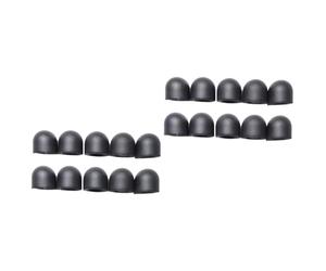 DOITOOL 2 Set Di Pellicole Di Ricambio Per Touchscreen Cappuccio Di Scrittura Silenzioso Punta Della Penna Copertura Per Stilo A Matita Nero Robusto 20 Pezzi*2