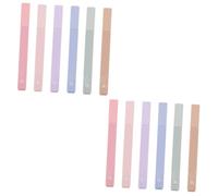 DOITOOL 2 Set Evidenziatori Grandi Set Colorati Punta Morbida Per Scuola E Ufficio Per Evidenziare Testi E Colore Casuale 6 Pezzi * 2