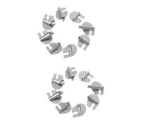 DOITOOL 2 Set Piedino Professionale per Cucire per Macchine da Cucire Adatto per Cuciture su Tessuti Sottile E Industriali Strumento per Bordature Pratiche E 8 Pezzi*2