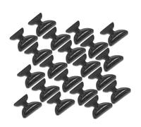 DOITOOL 20 Paia Naselli Adesivi in Silicone Morbidi Cuscino D’aria Farfalla Naselli Comfort per Occhiali Antiscivolo per Occhiali da Sole da Vista Uso Quotidiano e Ufficio