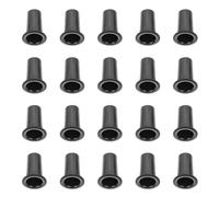 DOITOOL 20 Pezzi 40mm Tubo Nero Foro ABS Reflex in Altoparlante | Spessore Uniforme, Struttura Interna Guida Acustica, Montaggio Stabile, per Casse Domestiche e Soffitto