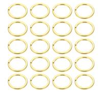 DOITOOL 20 pezzi Anelli Portachiavi in Metallo Resistente Design Retro Fatto Mano per Chiavi Ciondoli e Progetti Te