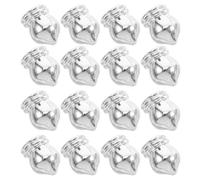 DOITOOL 20 Pezzi Cappuccio Terminale per Supporto Portabandiera, Accessorio Decorativo per Flagpole, Pp Argento, Diametro Interno 10mm, per Decorare Bandiere da Giardino e Varie Bandiere