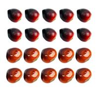 DOITOOL 20 Pezzi Castagne Finte in Schiuma, Decorazioni per Casa e Negozio, Accessori Fotografici Creativi Dimensioni Miste per Arredamento Desktop e Progetti Fai da Te Stili multipli