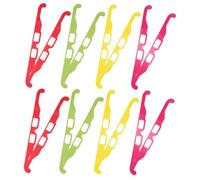 DOITOOL 20 Pezzi Occhiali di Diffrazione di Carta Effetto 3d a Forma di Cuore Colore Assortito per Feste Musicali e Party Comfortevoli da Indossare