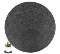 DOITOOL 20 Pezzi Sottobicchieri in Feltro Rotondi Assorbenti per Piante Doppia Faccia Protezione per Vaso Interno Diametri Accessori per Piante da Interno