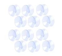 DOITOOL 20 Ventose Bifacciali in Pvc Trasparente per Piani in Vetro, Distanziatori Antiscivolo per Tavoli e Superfici Lisce, per Tavolini, Specchi e Arredamento Casa