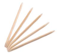 DOITOOL 200 Pezzi Bastoncini per Cuticole in Legno Beige Doppia Estremità Punta e Piatto Strumento per Manicure Professionale Rimozione Cuticole Facile da Trasportare per Unghie e Pelle