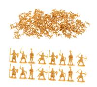 DOITOOL 200 pezzi Soldatini Miniatura Medioevali Plastica Figure Dazione Cavalieri Medievali Educativo per Collezionisti e Giochi Ruolo Storici