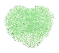 DOITOOL 2000 Pezzi 2000 Pezzi Cristalli Acrilici da 4,5 Mm Trasparenti Verdi Chiaro, Strass Artigianali Punta, Decorazioni per Matrimoni, Riempitivi per Vasi e Feste