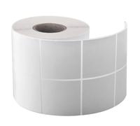 DOITOOL 2000 pezzi Etichette Termiche Bianche Autoadesive per Stampante Barcode Indirizzi e Magazzino Ufficio Scuola Freezer