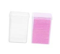 DOITOOL 200pezzi Eyelash Glue Wipers Portable Salon Glue Bottle Cleaning Pads for Eyelash Grafting Safe and Soft Cotton Sheets