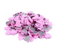 DOITOOL 200pezzi Toppe Paillettes Decorative Forma di Cuore per Accessori Fai da Te Toppe per Gioielli Pratiche per Vestiti Cappelli Jeans e Progetti Artistici