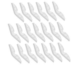 DOITOOL 20pezzi Cuscinetti Nasali in Silicone Morbido Antinebbia per Maschere Volto Strisce Protettive Leggere e Resistenti per Occhiali Supporto Interno per Adulti