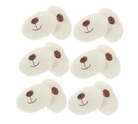 DOITOOL 20pezzi Forniture per Creazione Giocattoli Bocche Animali Accessori Uncinetto Occhi Sicurezza Naso Orso Cane Materiali Artigianali DIY Progetto Fai da Te