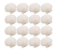 DOITOOL 21 Pezzi Conchiglie di Capesante Bianche Naturali per Decorazioni Fai da Te, Materiale Conchiglia Pregiata, Perfette per Arredamento Casa e Decorazione Acquario