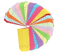 DOITOOL 24 Pezzi Buste per Bilancio in Carta Colorata, Set da 2 per Budget | Design Multi-apertura, Pratiche da Trasportare e Riporre, per Raccoglitori Contabili e Gestione Contanti