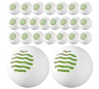 DOITOOL 24 Pezzi Palline Profuma Scarpe Bianco in Plastico per Mobile Scarpiera e Auto, Funzione Deodorante e Rinfrescante, per Eliminare Odore Scarpe e Ambienti Chiusi