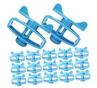 DOITOOL 24pezzi Tensionatori Plastica Per Filo Elettrico Isolatori E Tendifilo Per Recinzioni Elettriche Per Bestiame Accessori Per Recinzione Elettrica E Fai Da Te